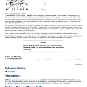 Caterpillar CAT D7F Track Type Tractor Service Repair Manual (93N01175 and up) - Image 3