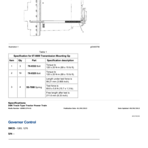 Caterpillar CAT D8R Track Type Tractor Dozer Bulldozer Service Repair Manual (T5X00001 and up) - Image 4