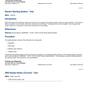 Caterpillar CAT D8T Track Type Tractor Dozer Bulldozer Service Repair Manual (FMC00001 and up) - Image 4