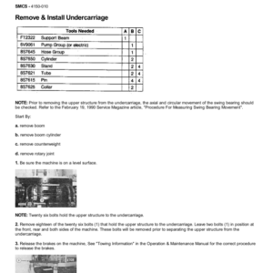 Caterpillar CAT E70B Track Excavator Service Repair Manual (6AK00001 and up) - Image 3