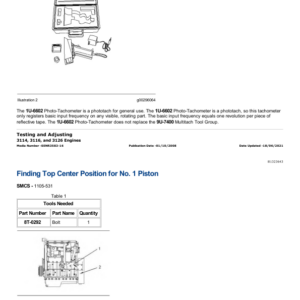 Caterpillar CAT EL200B Excavator Service Repair Manual (7DF00001 and up) - Image 3