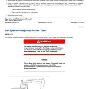 Caterpillar CAT M312 Excavator Service Repair Manual (6TL00410 and up) - Image 3