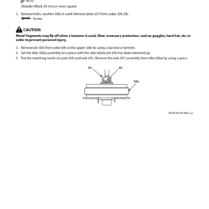 Hitachi ZX17U-6, ZX19U-6 Mini Excavator Service Repair Manual - Image 3