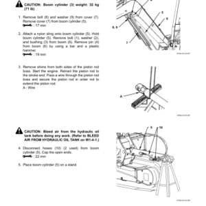 Hitachi ZX27-3 Mini Excavator Workshop Repair Manual - Image 5