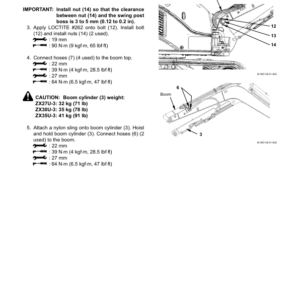 Hitachi ZX27U-3, ZX30U-3, ZX35U-3 Mini Excavator Service Repair Manual - Image 5