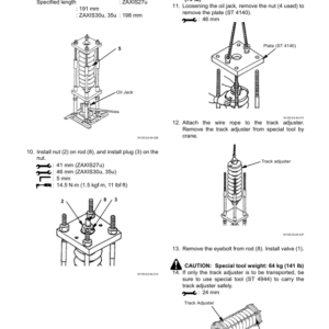 Hitachi ZX27U, ZX30U, ZX35U Mini Excavator Service Repair Manual - Image 4