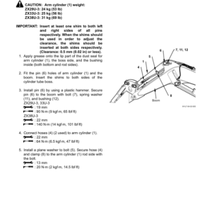 Hitachi ZX29U-3, ZX33U-3, ZX38U-3 Mini Excavator Service Repair Manual - Image 5