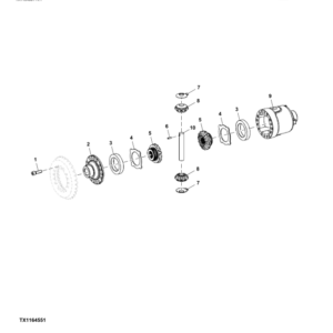 John Deere 210L EP Tractor Loader (SN 1T8210EL_ _J892600-895000) Parts Catalog Manual - PC12634 - Image 3