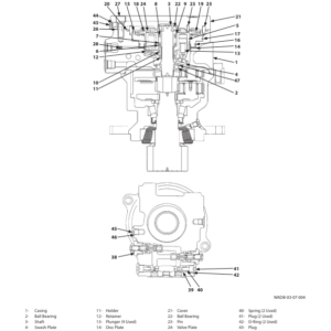 Hitachi ZX65USB-5B Excavator Service Repair Manual - Image 5