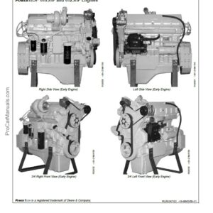 John Deere PowerTech 10.5L, 12.5L Base Engine Service Repair Manual (CTM100) - Image 3