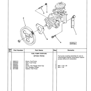 John Deere 6B, 6BT, 6BTA5.9 Series Cummins Engines Parts Catalog Manual - Image 4