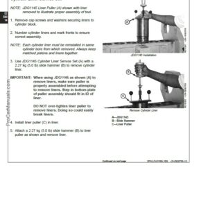 John Deere PowerTech 10.5L, 12.5L Base Engine Service Repair Manual (CTM100) - Image 4