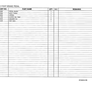 Hitachi AH250 Articulated Dump Trucks (SN 409812.00 – 410812.00) Parts Catalog Manual - 87204301B - Image 4