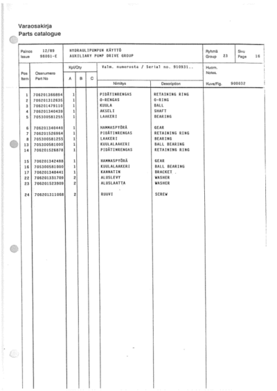 John Deere 910 Forwarders Parts Catalog Manual 