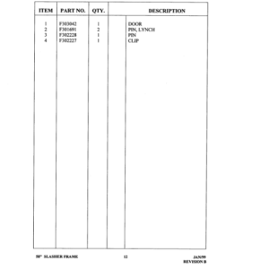 Timberjack 58 Inch Loader Attachments Parts Catalog Manual - Image 4