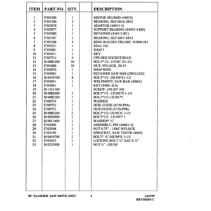 Timberjack 58 Inch Loader Attachments Parts Catalog Manual - Image 3