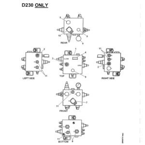 Timberjack D230, D240 Delimbers (SN 90CF1001-) Parts Catalog Manual - F307047 - Image 4