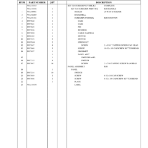 Waratah HTH616 Harvester (SN WA616XX000194) Parts Catalog Manual - Image 3