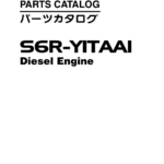 Hitachi S6R-Y1TAA1 Engine (SN 15712-) Parts Catalog Manual - Image 1