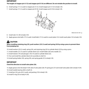 Hitachi ZX38U-6 Mini Excavator Service Repair Manual - Image 5