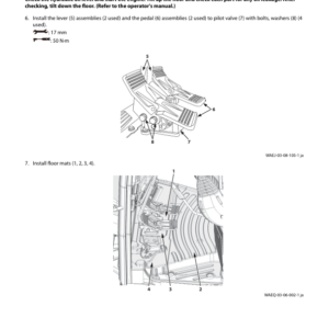 Hitachi ZX55U-6 Mini Excavator Service Repair Manual - Image 4