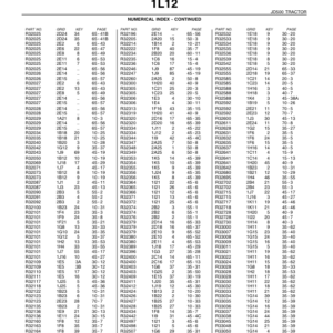 John Deere 500 Tractors Parts Catalog Manual - PC0860 - Image 4