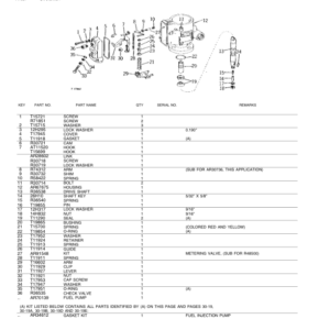John Deere 300 Tractors Parts Catalog Manual - PC0972 - Image 4