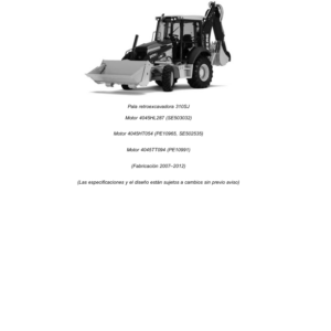 John Deere 310SJ Backhoe Loaders Parts Catalog Manual - PC10068 - Image 3