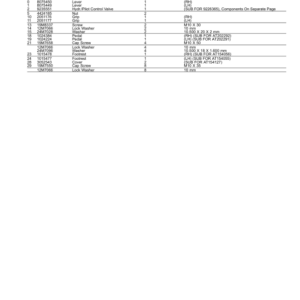 John Deere Hitachi ZAXIS 210F-3 Foresters Parts Catalog Manual - PC10095 - Image 4