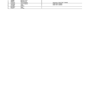 John Deere 770G, 770GP Motor Graders (SN E634380 - 656525) Parts Catalog Manual - PC10190 - Image 3