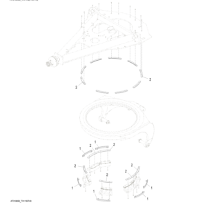 John Deere 872G, 872GP Motor Graders (SN E634754 -656525) Parts Catalog Manual - PC10193 - Image 3