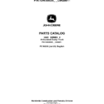 John Deere 300D Series II Articulated Dump Trucks (C642001–) Parts Catalog Manual - PC10236 - Image 1