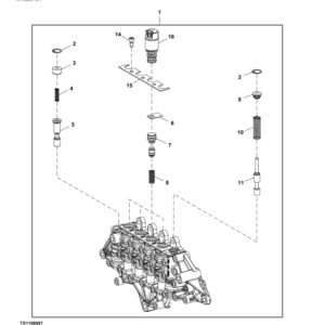 John Deere 460E Articulated Dump Trucks (SN C634583 - C668586 & D634583 - D668586) Parts Catalog Manual - PC10239 - Image 4