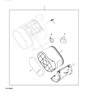 John Deere 460E Articulated Dump Trucks (SN C634583 - C668586 & D634583 - D668586) Parts Catalog Manual - PC10239 - Image 3