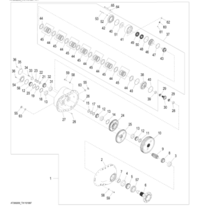 John Deere 550K Crawler Dozers (SN E217392-275527) Parts Catalog Manual - PC10240 - Image 4