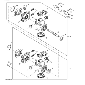 John Deere 550K Crawler Dozers (SN E217392-275527) Parts Catalog Manual - PC10240 - Image 3