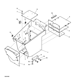 John Deere 1470E IT4 Wheeled Harvesters (SN 001801-) Parts Catalog Manual - PC11026 - Image 3