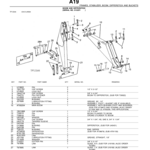 John Deere 9250 Attachments (SN 9250 Backhoe on a JD300 Tractor) Parts Catalog Manual - PC1105 - Image 4