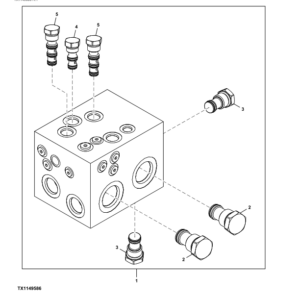 John Deere 624K Loaders (SN E642665-670307) Parts Catalog Manual - PC11107 - Image 3