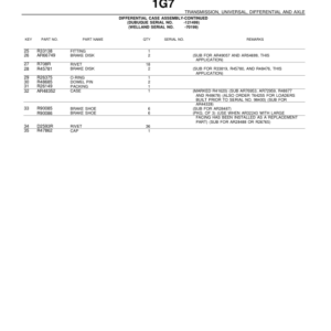 John Deere 644A, 644 Loaders Parts Catalog Manual - PC1110 - Image 4