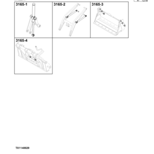 John Deere 410K Backhoes (SN C219607-277405 & D219607-277405) Parts Catalog Manual - PC11119 - Image 3