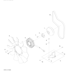 John Deere 710K Backhoes (SN 1T0710KX_ _E219607–) Parts Catalog Manual - PC11121 - Image 4