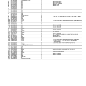 Isuzu 4HK1, 4HK1XZSA-03 Engine Parts Catalog Manual - PC11128 - Image 4