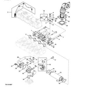 John Deere 320E Skid Steers (SN 1T0320E_ J249291-) Parts Catalog Manual - PC11241 - Image 4