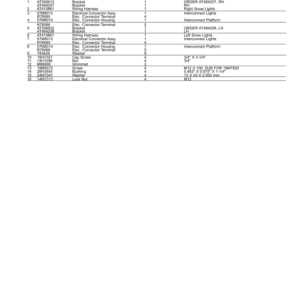 John Deere 770G, 770GP Graders (SN C656729- & D656729-) Parts Catalog Manual - PC11247 - Image 3