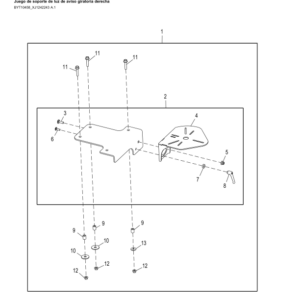 John Deere 870G, 870GP Graders (SN C656729- & D656729-) Parts Catalog Manual - PC11249 - Image 4