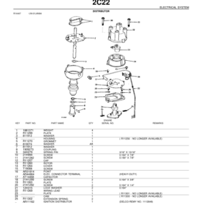 John Deere 500B Tractor Loader Backhoe Parts Catalog Manual - PC1128 - Image 3