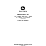 John Deere 1110E IT4 T2 FFC Forwarders (SN 003801 - 004050) Parts Catalog Manual - PC11307 - Image 1