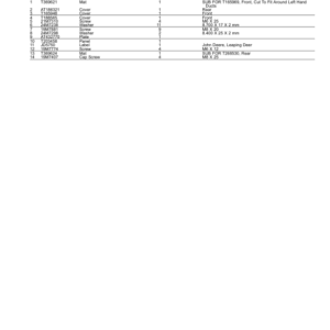 John Deere 310L Backhoe Loaders (SN C273920-390995 & D273920-390995) Parts Catalog Manual - PC11322 - Image 2