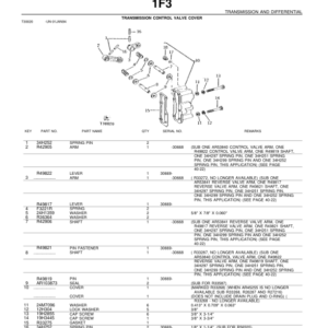 John Deere 760A Tractors Parts Catalog Manual - PC1153 - Image 3